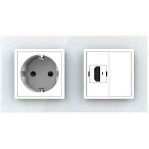 Livolo | Wit | SR+SR | Wandcontactdoos | HDMI aansluiting | Blindplaat