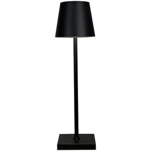 Tafellamp | Zwart | LED | Dimbaar | Oplaadbaar
