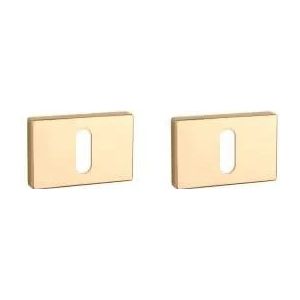 Aprile | Premium Sleutelrozet | 50x33x7mm | Rechthoekig | Goud gepolijst