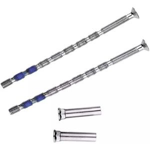 HDD Pro - Vijzenset Patentbout M3 60mm - Inox - Voor Deurkruk Square 1-2-3