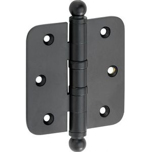 Artitec Mi Satori Kogellagerscharnier ronde hoek bol 89x89mm mat zwart