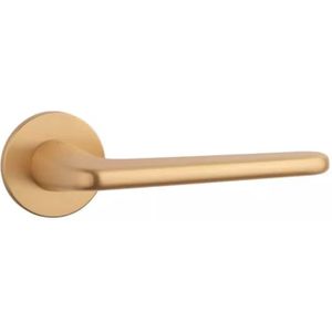 Aprile Massieve Deurkruk Lira mat goud Op Rond Rozet