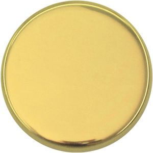 HDD Pro Blind Rozet rond 45 mm Messing Gepolijst