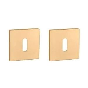 Aprile | Prestige Sleutelrozet | 52x52x5mm | Vierkant | Goud mat