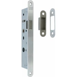 Mauer | Magneet Smal | Smaldeurslot | Loopslot | 4445 | F 35 mm | RVS Voorplaat Geen
