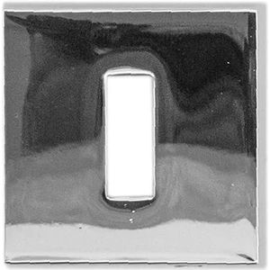 HDD Pro Sleutelplaatje Square 48 Mm Chrome