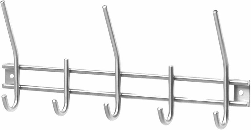 Intersteel | Kapstok 5 haken | RVS Geborsteld
