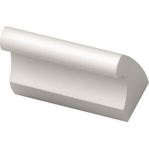 Starx meubelgreep gewefelde grip - 16 mm - aluminium