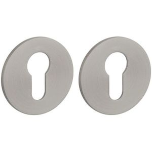 STERK | Cilinderplaatjes OVAL 1711 | Ultra dun | 3mm | Rond | Basalt PVD Antraciet Grijs