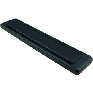 DX - Ami - Briefplaat climate comfort veer recht zwart 340 x 74 mm