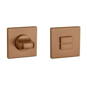 Aprile | Prestige WC garnituur rozet | 52x52x5mm | Koper mat PVD