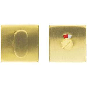 Hdd Pro WC Garnituur Square Shape Mat Messing Gepolijst Tige 120 Mm