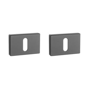 Aprile | Sleutelrozet | Premium & Prestige | Rechthoekig | 50x33x7mm | Zwart