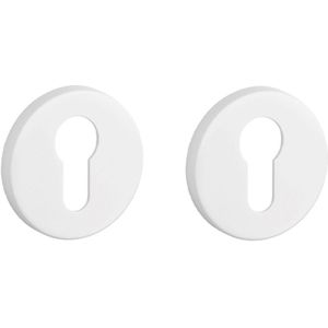 Aprile Comfort Profielcilinder rozet 7mm Ø53mm wit Rozetten