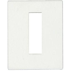 HDD Pro Sleutelplaatje Square 35 X45 Mm Wit Structuur
