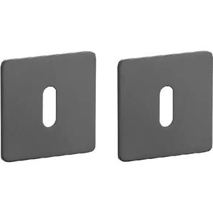 STERK | Sleutelplaatjes KVADRAT 1710 | Ultra dun | 3mm | Zwart