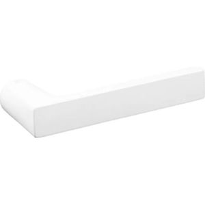 NUDA Deurkruk Baar Mat Wit op minimalistisch rozet