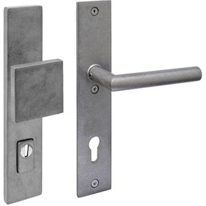 Intersteel SKG3 veiligheidsbeslag greep/kruk Jura PC92 met kerntrekbeveiliging RVS Getrommeld PC92