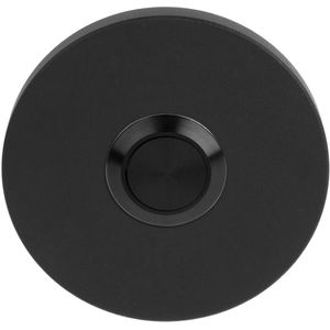 FORMANI BASICS LB50 beldrukker mat zwart, met roestvast stalen drukkertje - Deurbel