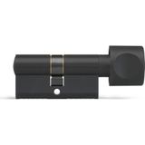 DOM Zwarte knopcilinder Plura 30/30mm - SKG 2 sterren - 1 losse knopcilinder