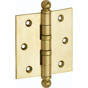 Artitec Mi Satori Kogellagerscharnier rechte hoek bol 76x76mm messing ongelakt