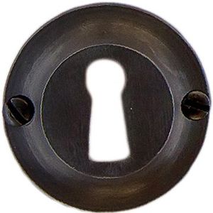 HDD Pro Sleutelplaatje Rond Retro 43 Mm Classic Carbon Black