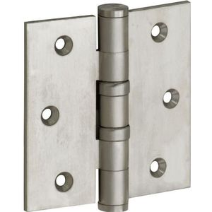 Artitec Mi Satori Kogellagerscharnier rechte hoek vlak 76x76mm mat nikkel ongelakt