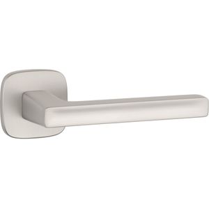 Aprile Massieve Deurkruk Pea Mat Nikkel Op Afgerond Rozet