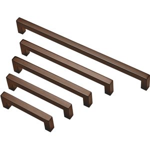 HHD Pro Meubelgreep Kasttrekker Cubica 12/285mm Mat Brons