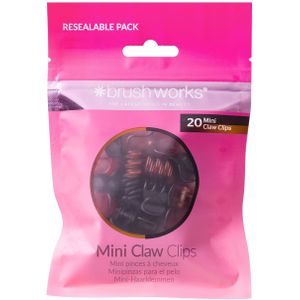 Mini Claw Clips - 20 Stuks - Zwart en Bruin - Handig voor Haarstyling
