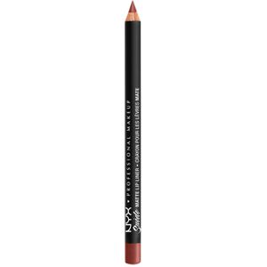 NYX Professional Makeup Suede Matte Lipliner (Verschillende Tinten) - Alabama - Deep Purple Red