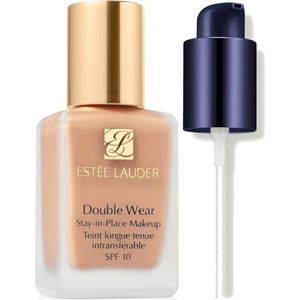 Estee Luader Double Wear Stay-in-Place Makeup With Makeup Pump Bundle (Various Shades) - 1C1 Cool Bone