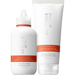 Philip Kingsley Re-Moisturizing Shampoo 250ml and Conditioner 200ml Duo