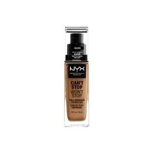 NYX Professional Makeup Can't Stop Won't Stop 24 Hour Foundation (Verschillende Tinten) - Golden