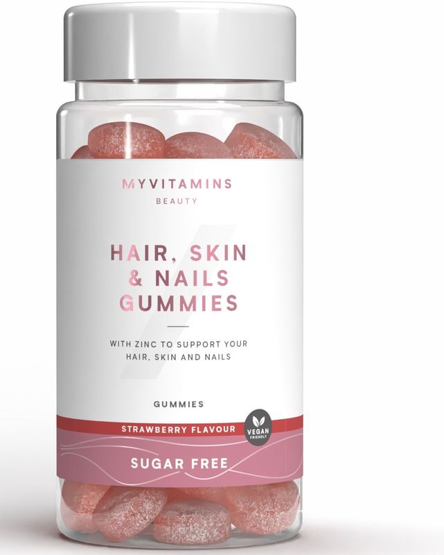 Myvitamins Sugar Free Hair, Skin & Nails, ALT - 60gummies - Sugar Free Strawberry