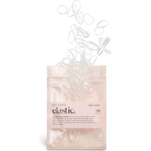 Kitsch No-Snag Elastics (Various Colours) - Clear