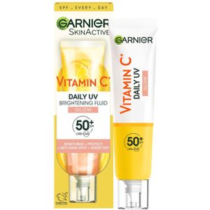 Garnier - SkinActive - Vloeibare Crème - 40 ml - SPF 50+ - Voor Alle Huidtypes