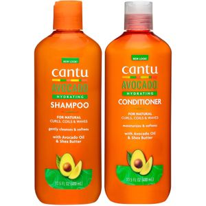 Cantu Avocado Hydrating Shampoo 400ml & Conditioner 400ml Duo