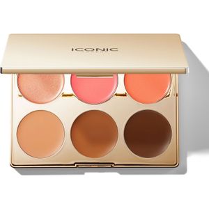 ICONIC London Multifunctionele Crème Blush, Bronzer- en Highlightplaet