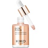 KIKO Milano Glow Fusion Highlighting Drops 02, Vloeibare Gezichtshighlighter Met Metallic Finish