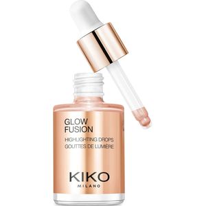 KIKO Milano Glow Fusion Highlighting Drops 02, Vloeibare Gezichtshighlighter Met Metallic Finish