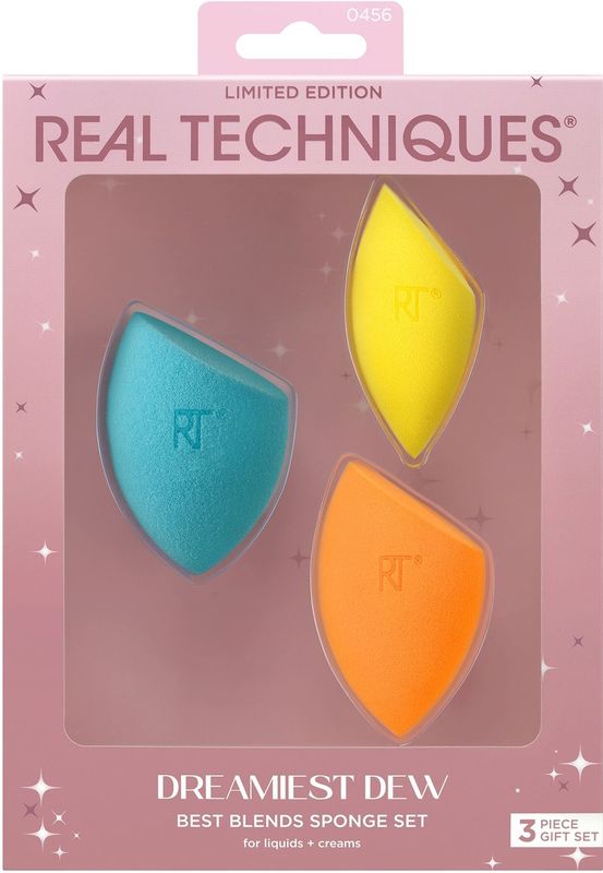 Real Techniques - Dreamiest Dew - Make-upsponzen - 3 Stuks