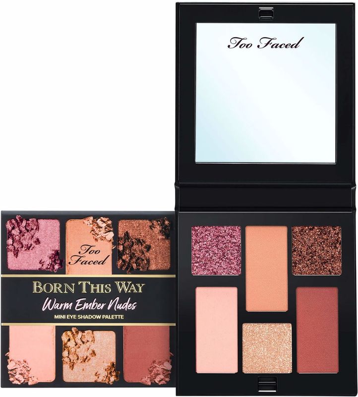 Too Faced Born This Way Mini Eye Shadow Palette Sets & paletten 51.33 g Warm Ember Nudes