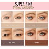 Too Faced Super Fine Brow Detailer Eyebrow Pencil Langaanhoudende Wenbrauw Potlood Tint Soft Black 0,08 g