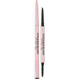 Too Faced Super Fine Brow Detailer Eyebrow Pencil Langaanhoudende Wenbrauw Potlood Tint Soft Black 0,08 g