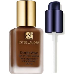 Estee Luader Double Wear Stay-in-Place Makeup With Makeup Pump Bundle (Various Shades) - 7C1 Rich Mahogany