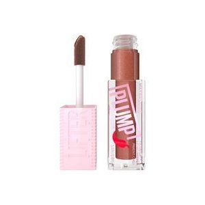 Maybelline Lifter Gloss Plumping Lip Gloss Lasting Hydration Formula With Hyaluronic Acid and Chilli Pepper (Various Shades) - Cocoa Zing
