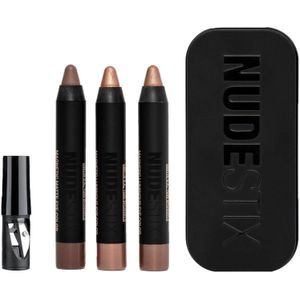 Nudestix - Bright Nude Eyes Set - Oogmake-up Kit - 1 stuk