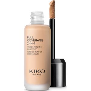 KIKO Milano Volledige Dekking 2-in-1 Foundation en Concealer 25 ml (Verschillende Tinten) - 30 Warm Beige