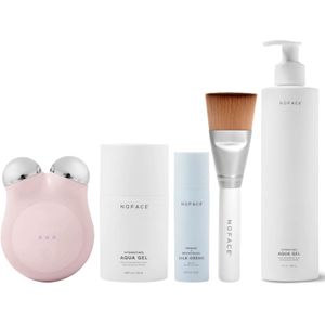 NuFACE MINI+ Petite Facial Toning Routine Bundle - Sandy Rose